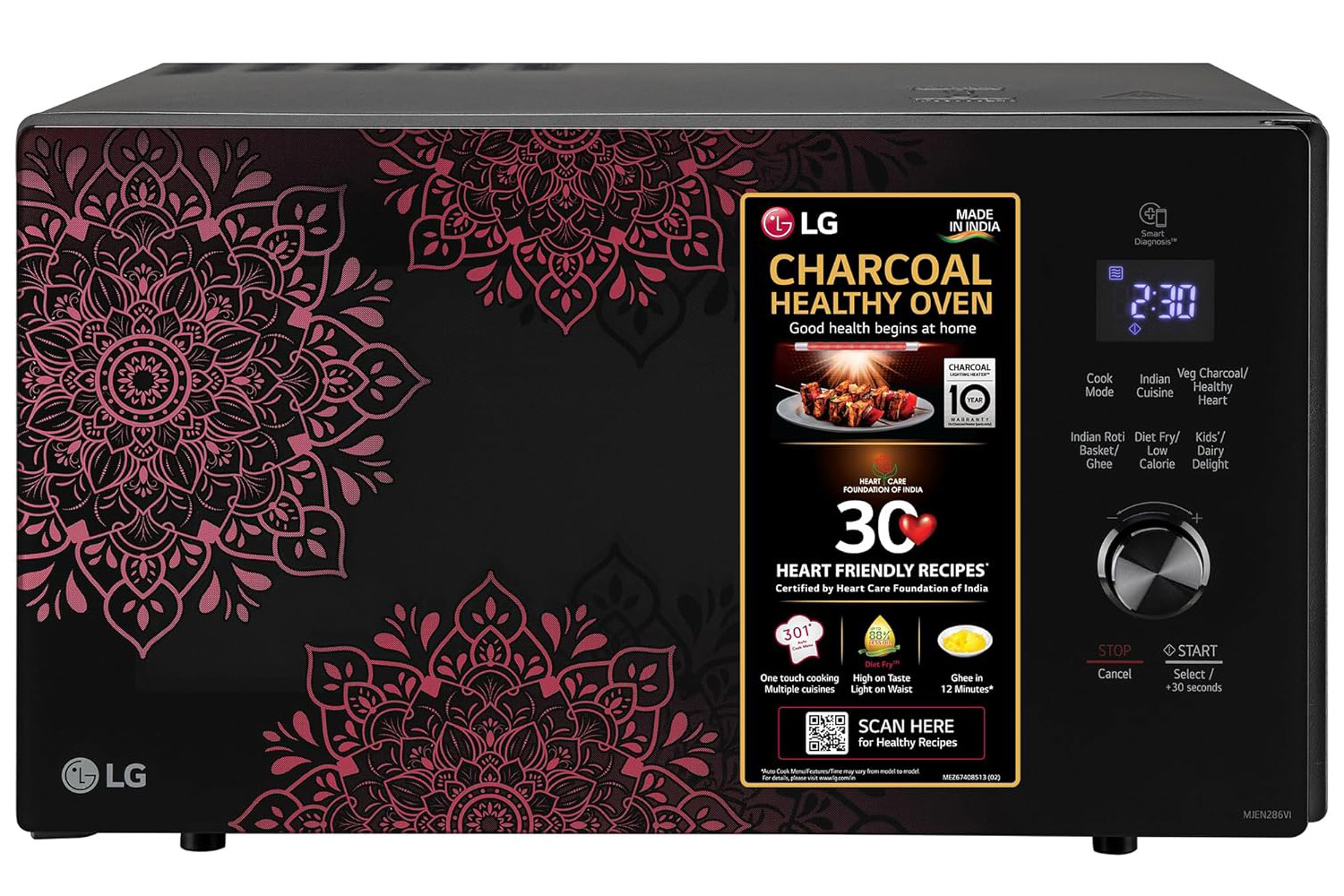 LG M/W MJEN286VI (CHARCOAL) 28 LTR