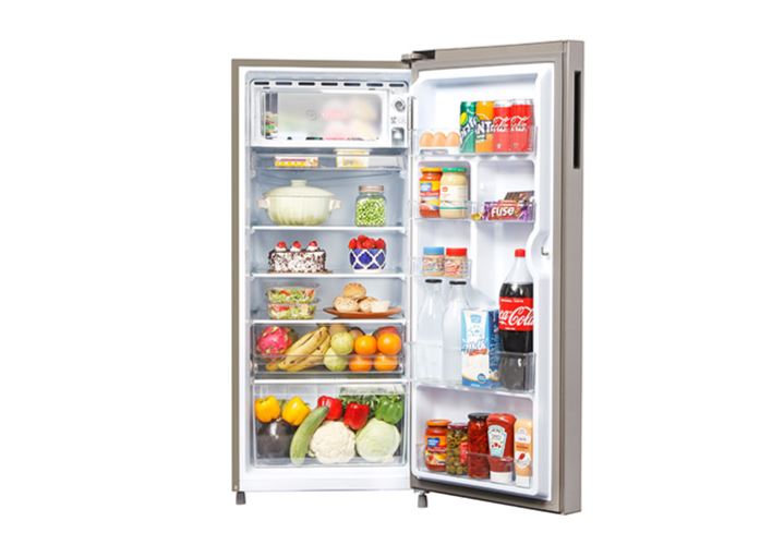 Haier HRD-1955CTS-E 195L Inverter 5 Star Direct Cool Single Door Refrigerator (Titanium Steel)