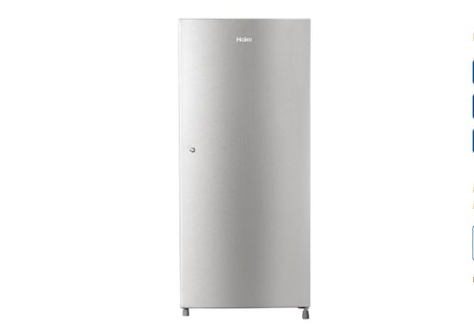 Haier HRD-1955CTS-E 195L Inverter 5 Star Direct Cool Single Door Refrigerator (Titanium Steel)