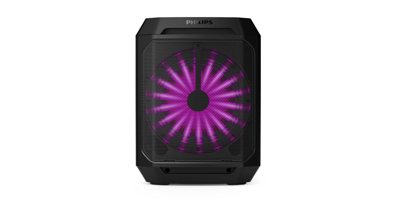 Philips TAX2208 Bluetooth Party Speaker 30 W, Dynamic Bass Boost, Aux-in, Karaoke Mic Input, Wireles