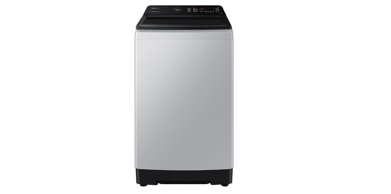 SAMSUNG WA90BG4545BYTL 9KG 5 STAR FULLY AUTOMATIC TOP LOAD WASHING MACHINE, LAVENDER GRAY