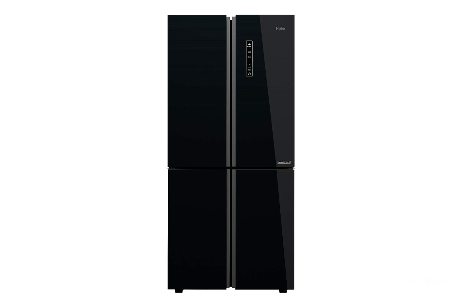 HAIER HRB-550KG 531 LTR INVERTER FROST FREE SIDE BY SIDE, BLACK GLASS, CONVERTIBLE