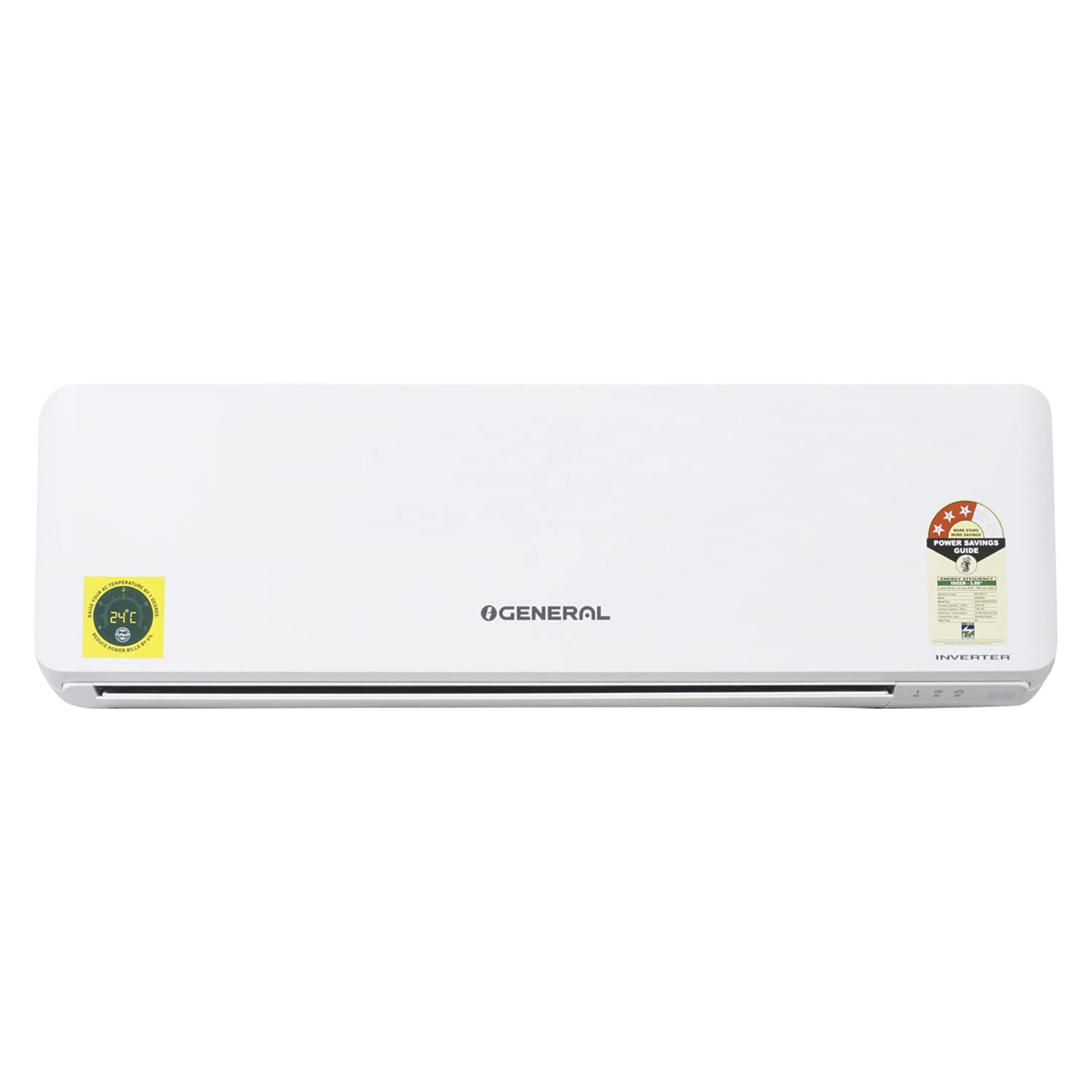 O GENERAL S/AC ASGG12CPTB-B 1 TON 3 STAR INVERTER