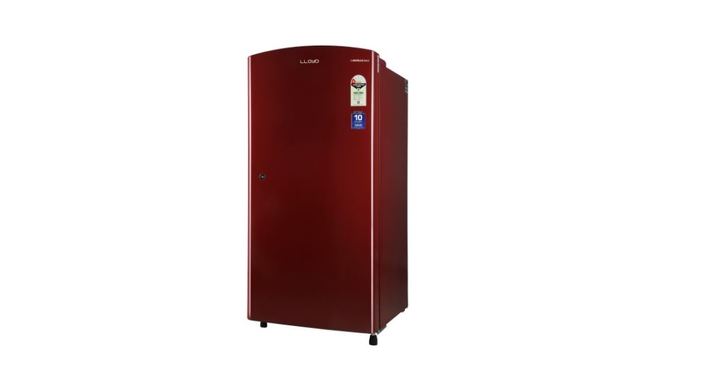 Lloyd 200 LTR 1 Star Inverter Direct Cool Single Door Refrigerator (GLDC211SR-RT1GB, ROYAL RED)