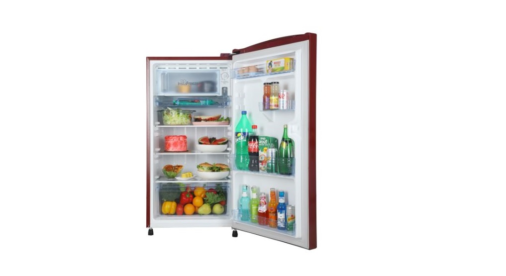 Lloyd 200 LTR 1 Star Inverter Direct Cool Single Door Refrigerator (GLDC211SR-RT1GB, ROYAL RED)