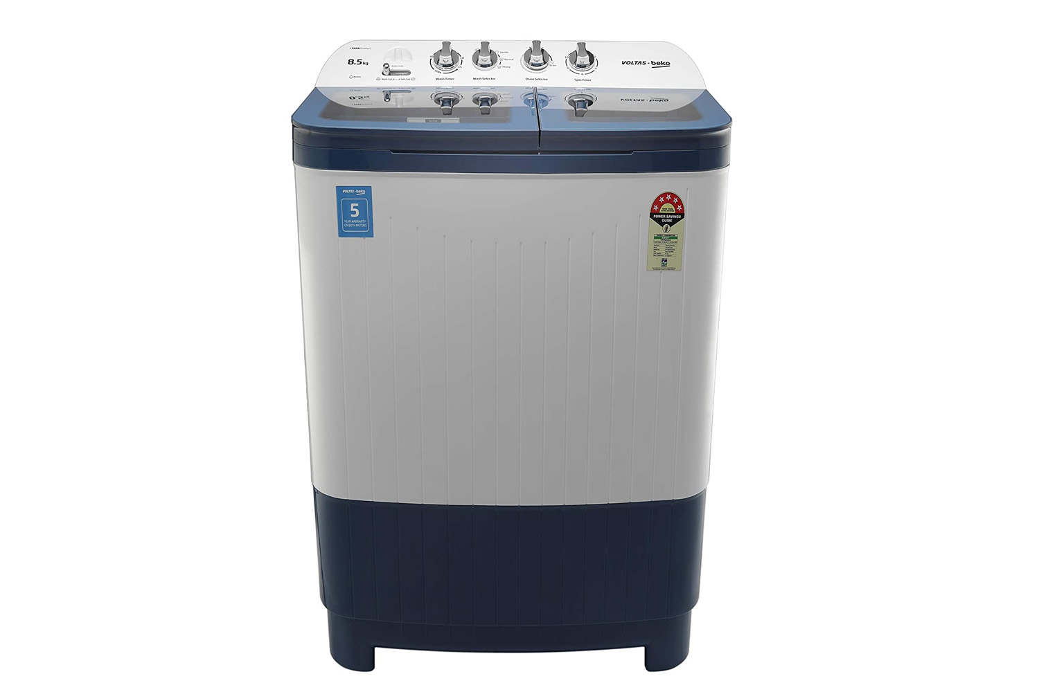 VOLTAS BEKO W/M SEMI WTT85DBLG, 8.5 KG