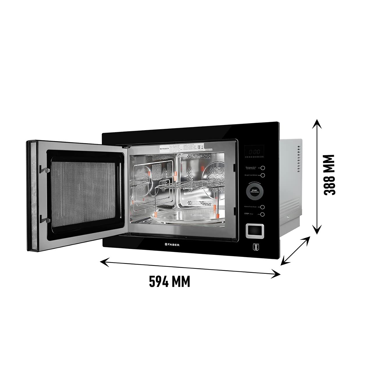 FABER MICROWAVE MWO 25LT CGS BK