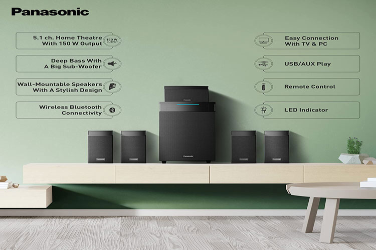 PANASONIC SPEAKER SYSTEM HT550GW-K 5.1 ch