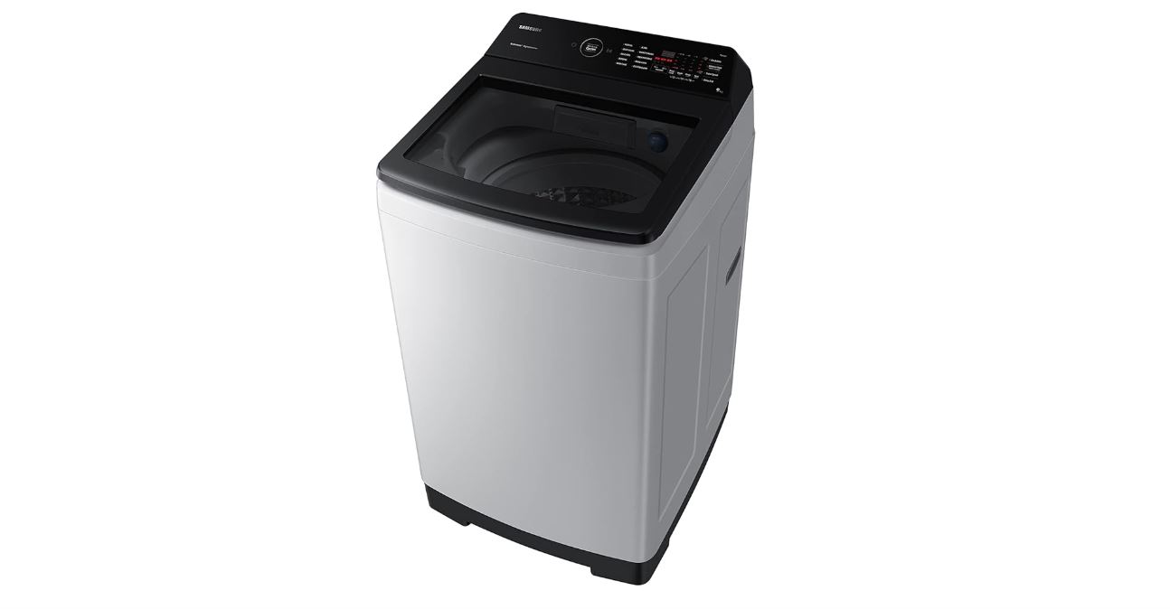 SAMSUNG WA90BG4545BYTL 9KG 5 STAR FULLY AUTOMATIC TOP LOAD WASHING MACHINE, LAVENDER GRAY