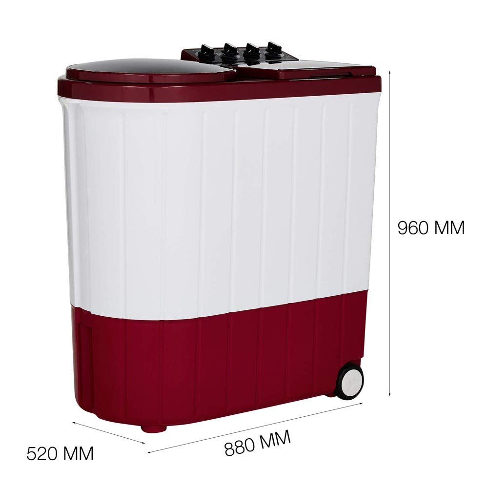 WHIRLPOOL WM SEMI XL CORAL RED (9KG) (30194)