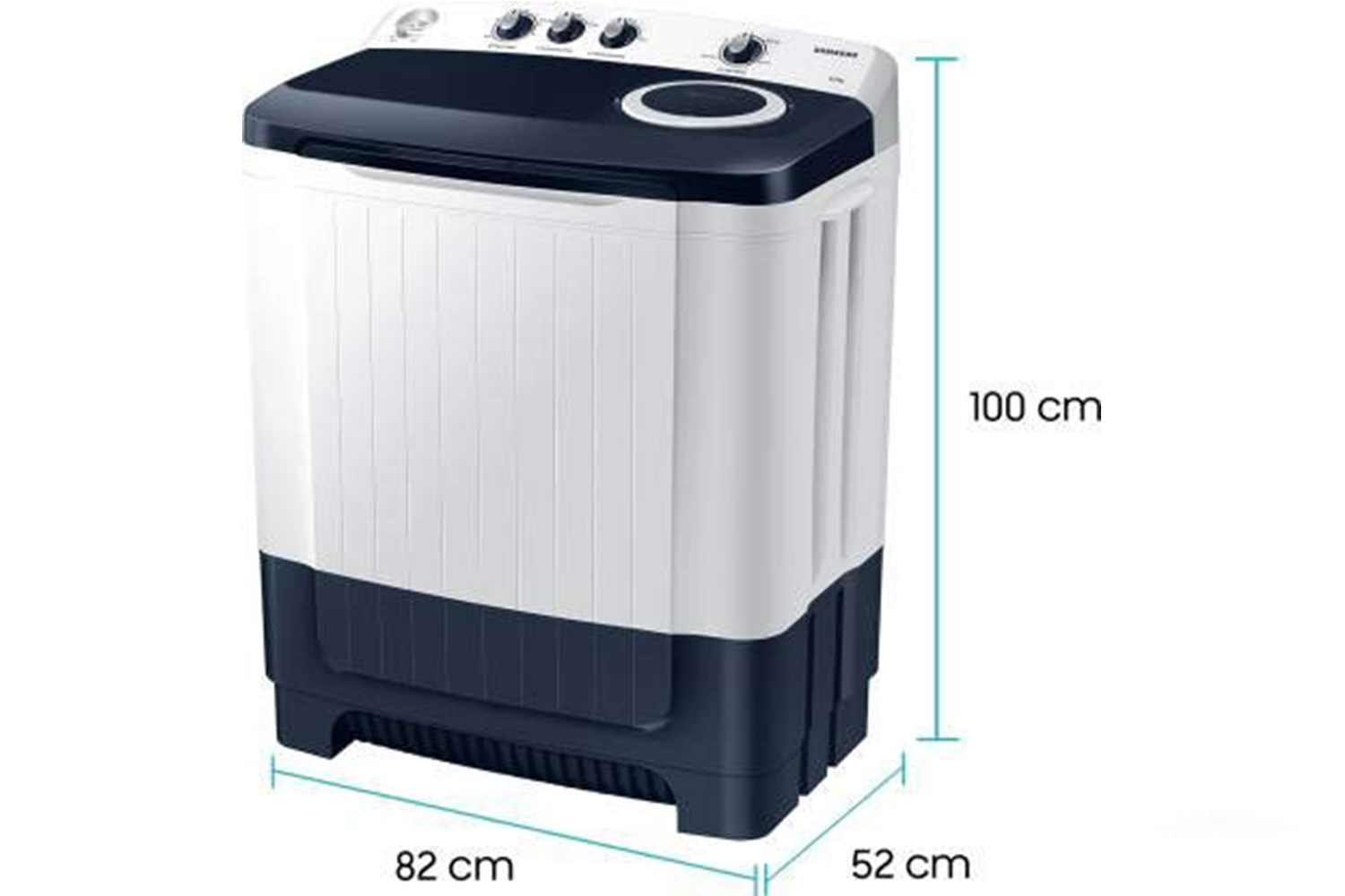 Samsung 8.5 Kg Semi-Automatic 5 Star Washing Machine WT85R4200LL/TL