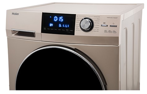 Haier HW80-BD12756NZP 8 kg Direct Drive Fully-Automatic Front Loading Washing Machine Golden