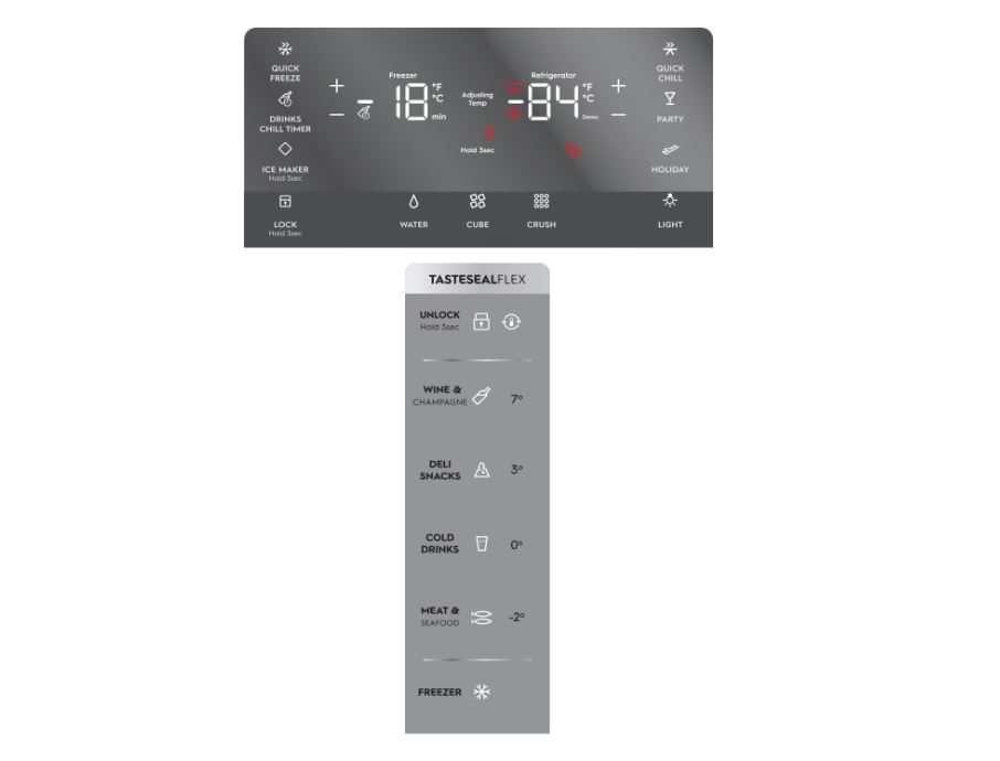 ELECTROLUX 609 LTR FROST FREE INVERTER FRENCH DOOR REFRIGERATOR,  GLOSSY DARK GREY STAINLESS STEEL, 