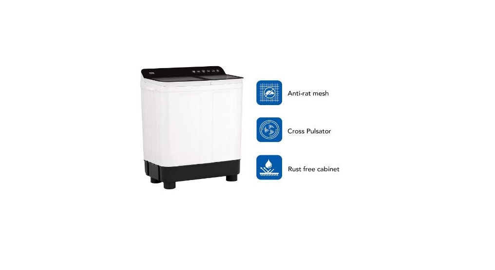 HAIER 7KG SEMI-AUTOMATIC WASHING MACHINE (HTW70-178BK)