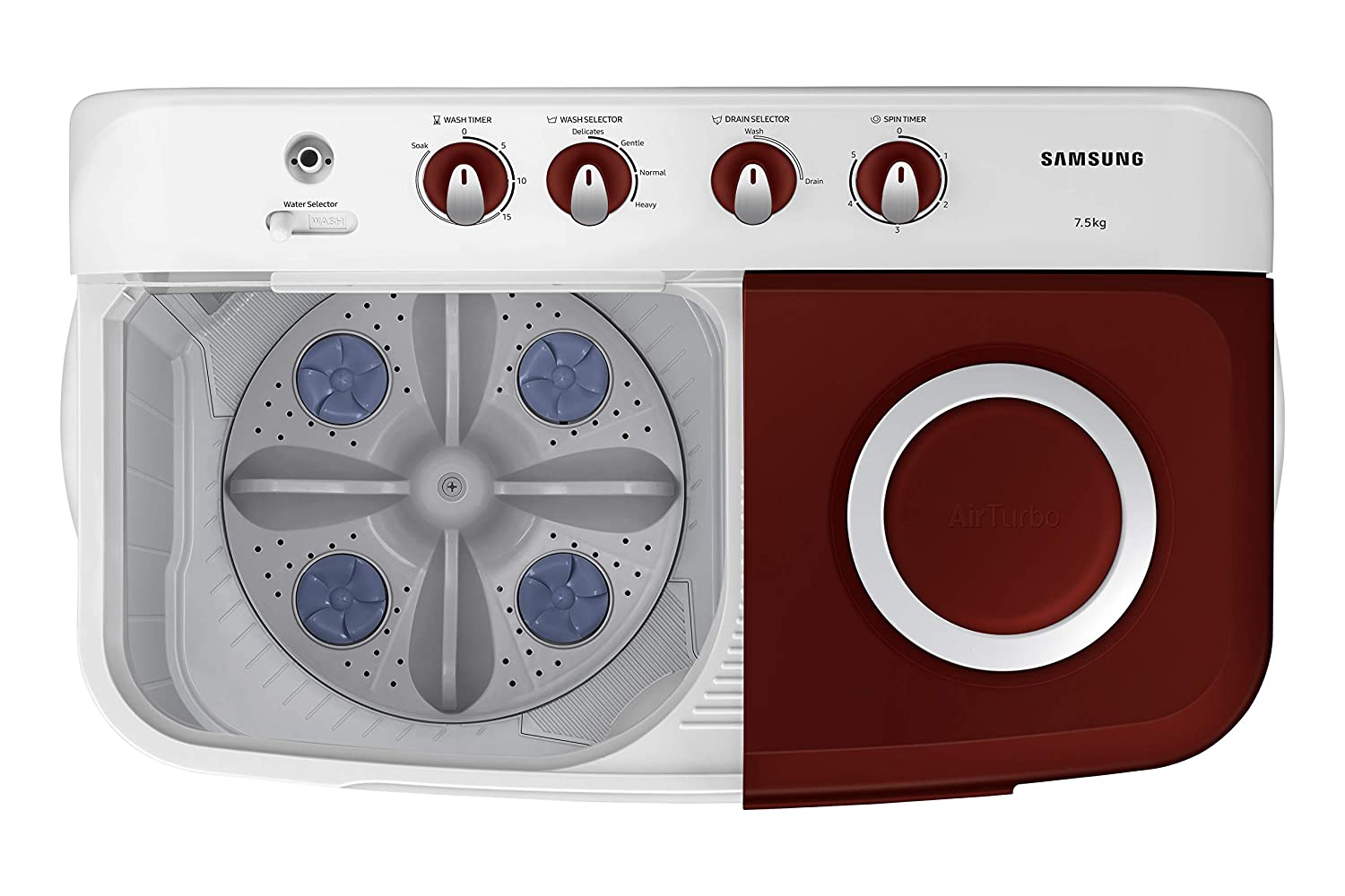 Samsung 7.5 kg Semi Automatic Washing Machine WT75M3000HP/TL