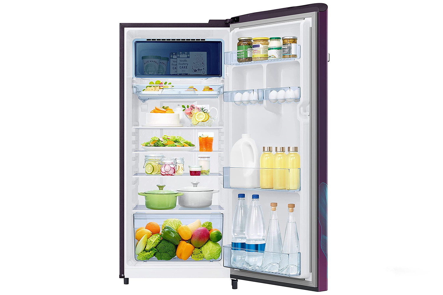 Samsung 225 L 3 Star Inverter Direct cool Single Door Refrigerator (RR23A2E2Y9R/HL, Digi-Touch Cool,