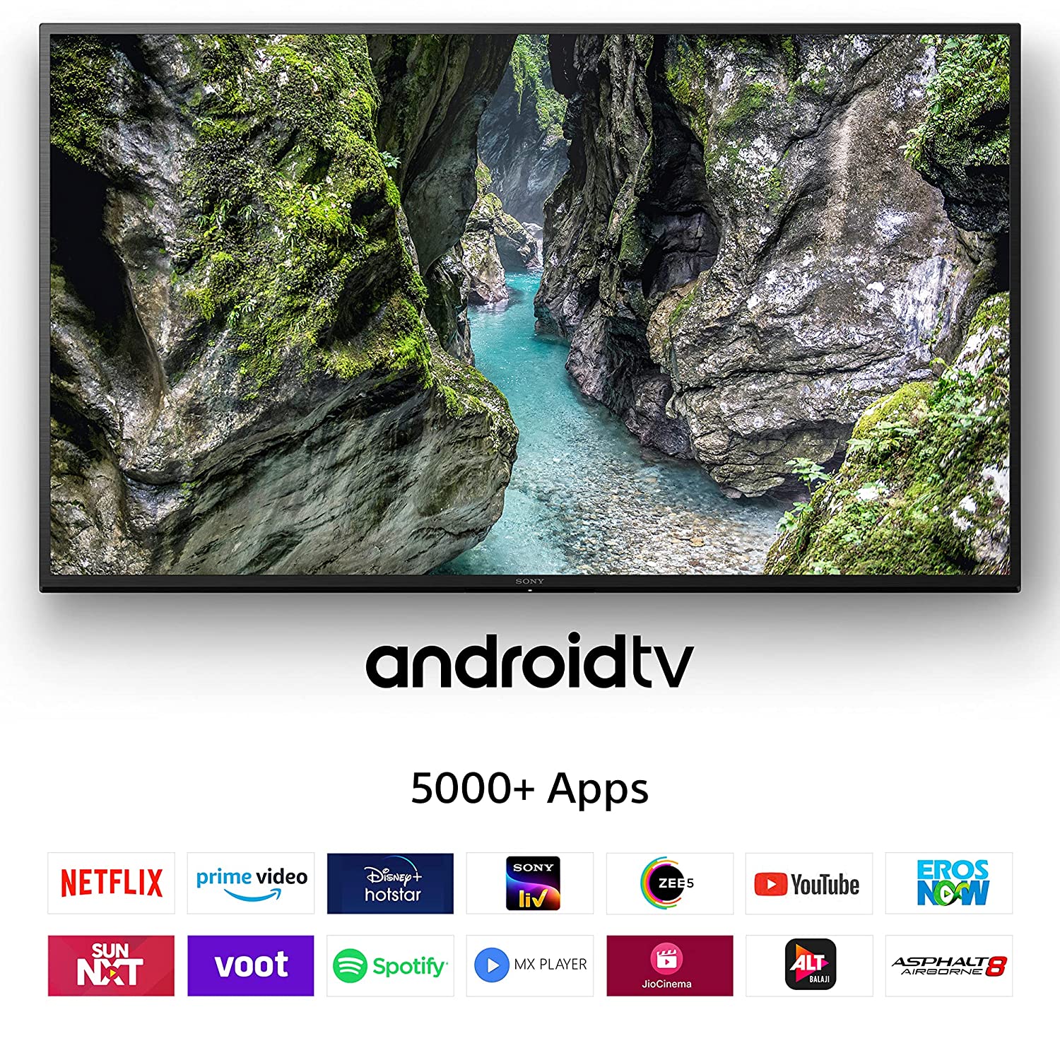 Sony Bravia 108 cm (43 inches) 4K Ultra HD Smart Android LED TV KD-43X75 (Black) (2021 Model) with A