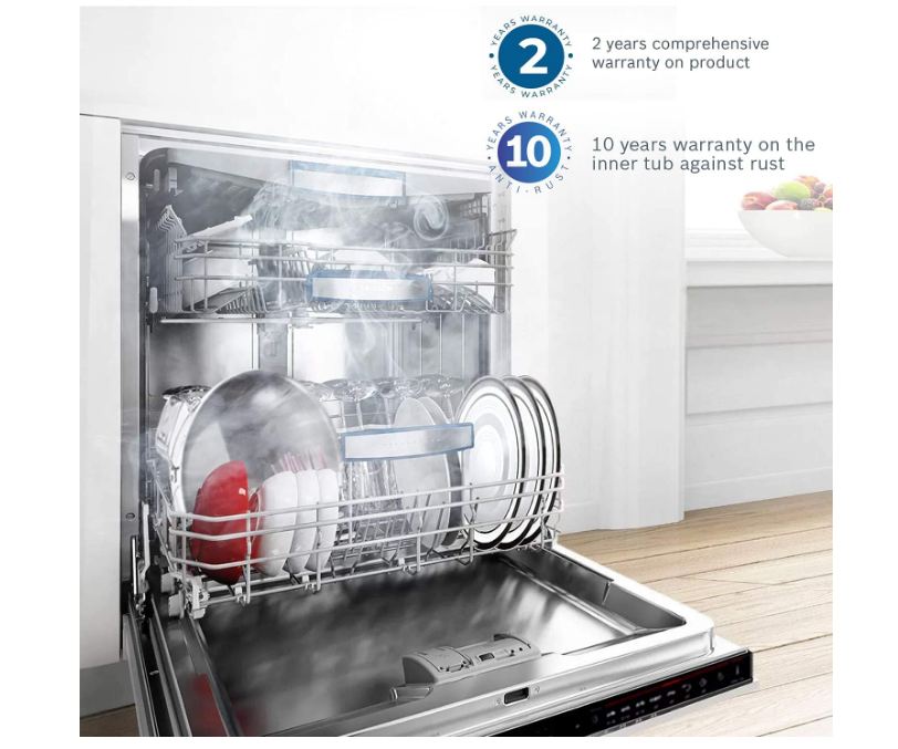 BOSCH DISHWASHER SMS66GI01I, SILVER INOX