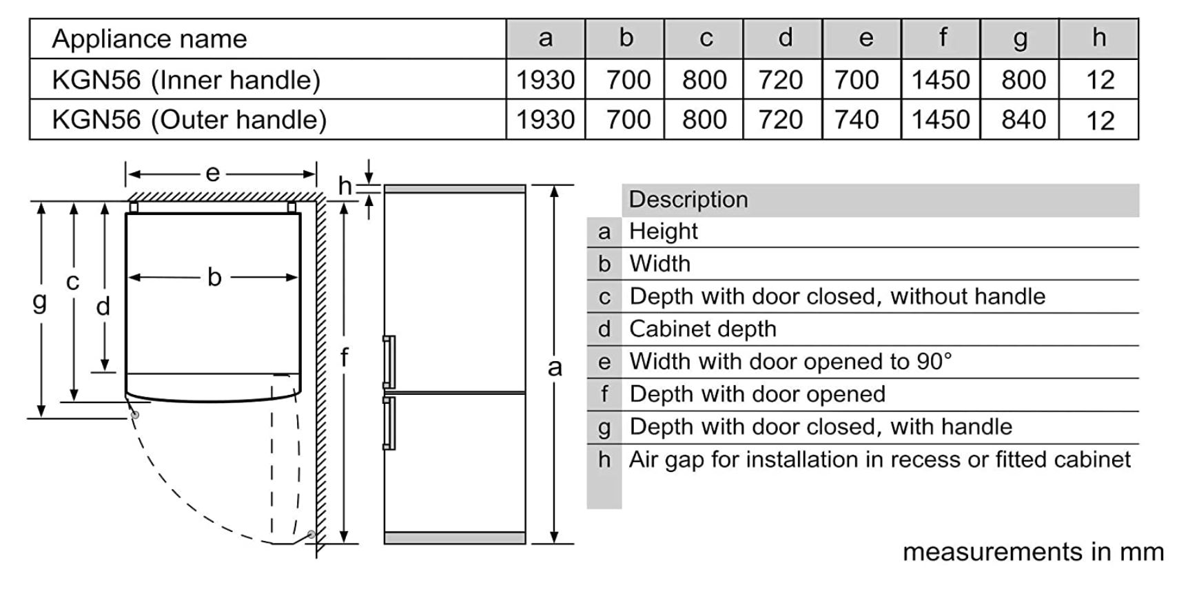 Bosch 559 L Series 4 KGN56XI40I Inox-easyclean, Bottom Freezer 2 Star Inverter Frost Free Double Doo