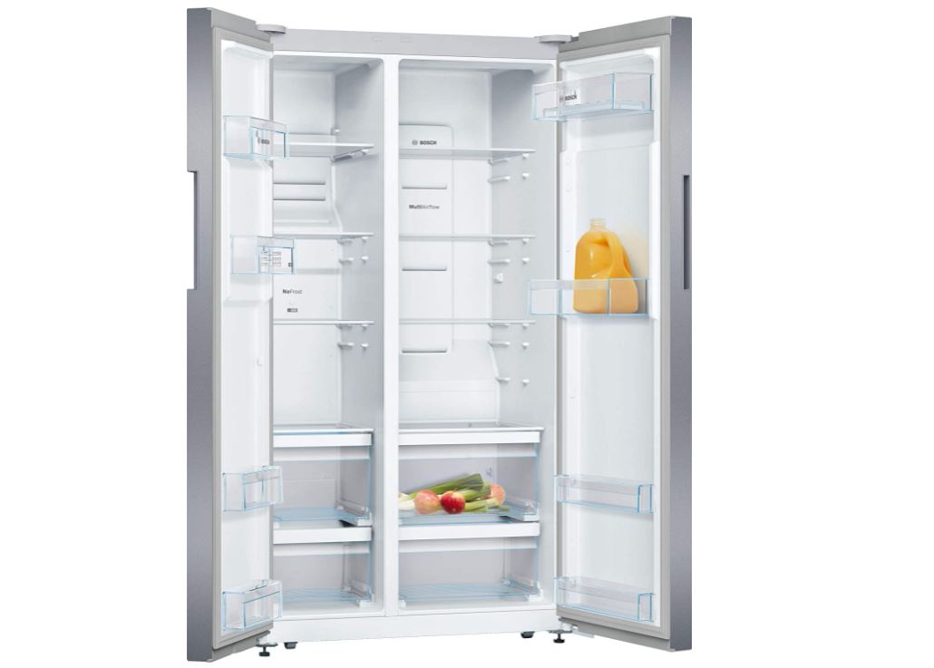 Bosch 658 L with Inverter Side-by-Side Refrigerator (Silver) KAN92VS30I