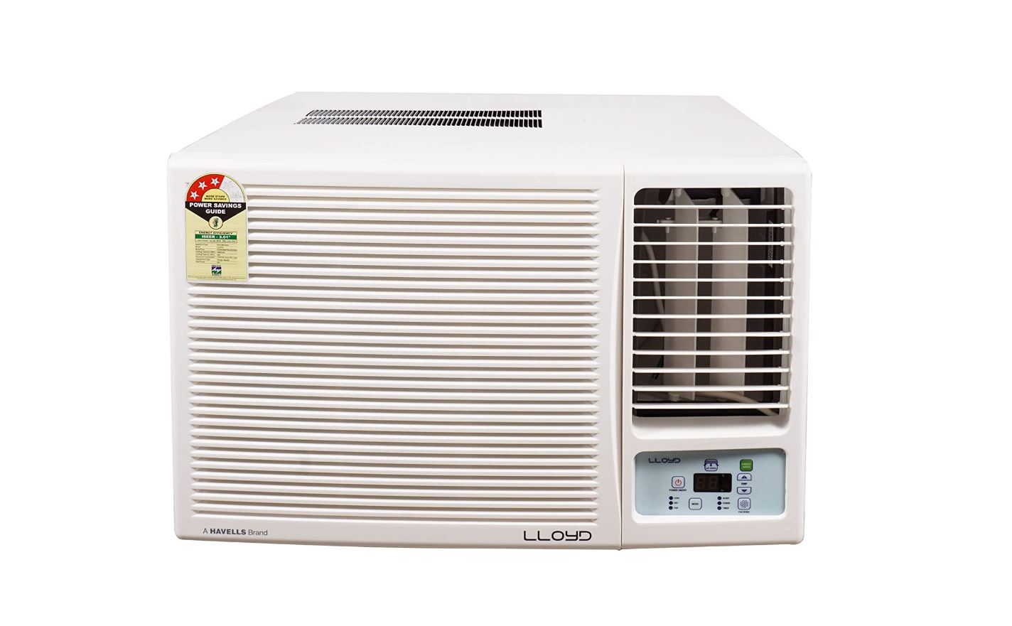 Lloyd 1.5 Ton 3 Star Window AC Copper, Clean Air Filter, White , GLW18B3YWAZS