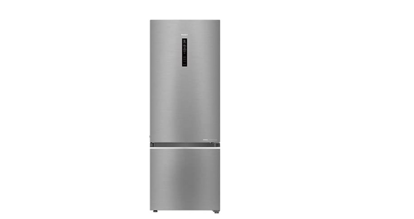 Haier 376L 3 Star Triple Inverter Refrigerator HRB-3964CIS-E, Inox Steel, BMR