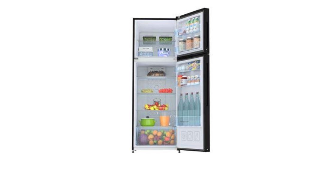 Haier 258 L 2 Star Convertible Frost-Free Double Door Refrigerator (HRF-2783BKS-E, Black Brushline)