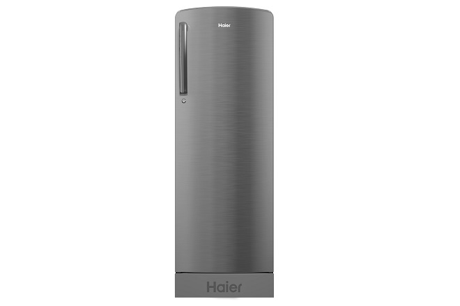 Haier HRD-2623CIS – 262 Ltr. Direct Cool Single Door 3 Star Refrigerator (Steel Finish)