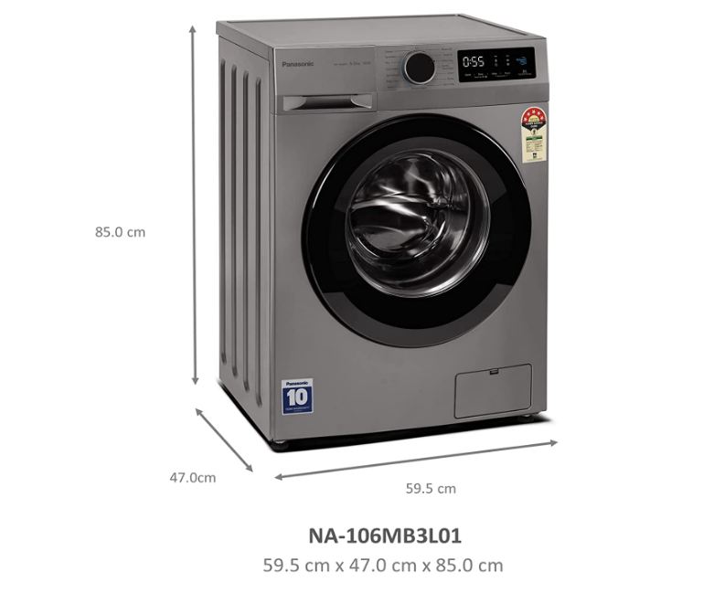 Panasonic 6 kg 5 Star Fully Automatic FL Washing Machine NA-106MB3L01