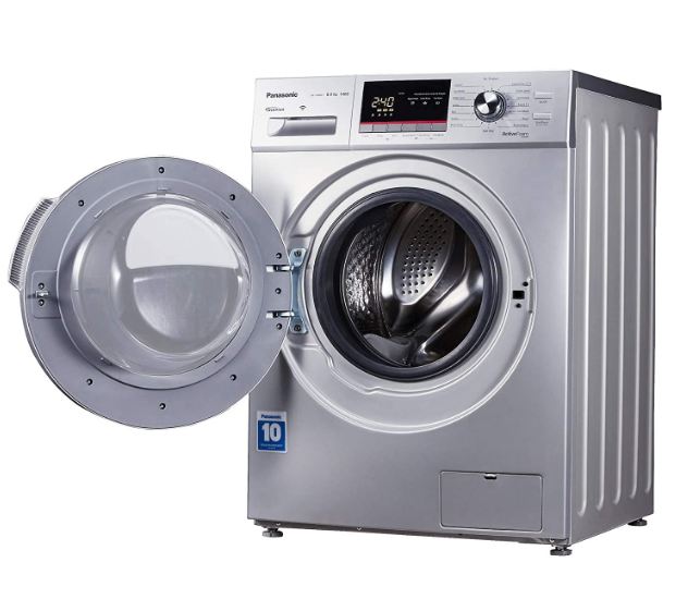 PANASONIC 8KG 5 Star Wifi Inverter Fully-Automatic FL Washing Machine  NA-148MF1L01 