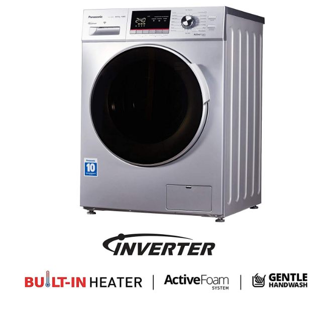 PANASONIC 8KG 5 Star Wifi Inverter Fully-Automatic FL Washing Machine  NA-148MF1L01 