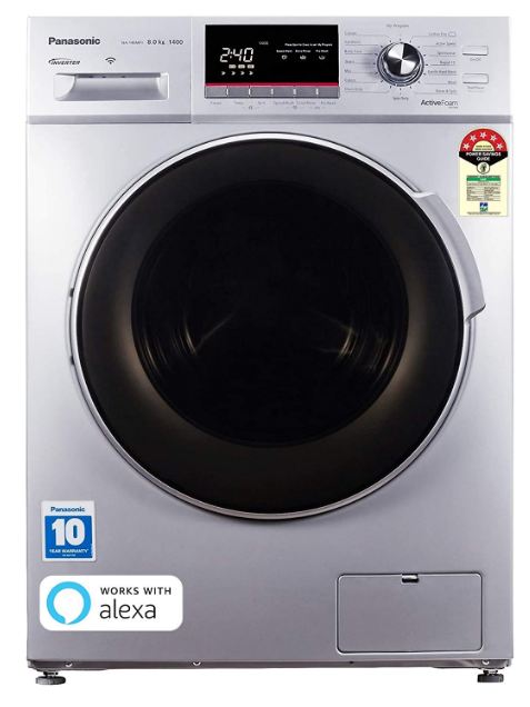 PANASONIC 8KG 5 Star Wifi Inverter Fully-Automatic FL Washing Machine  NA-148MF1L01 