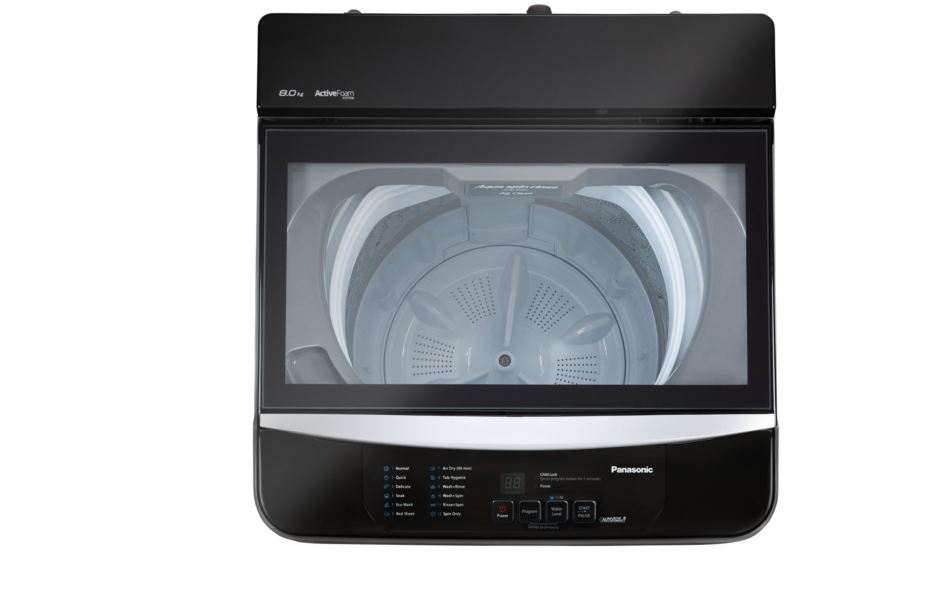 PANASONIC Fully Automatic, Top load 8?kg WM NA-F80C1MRB