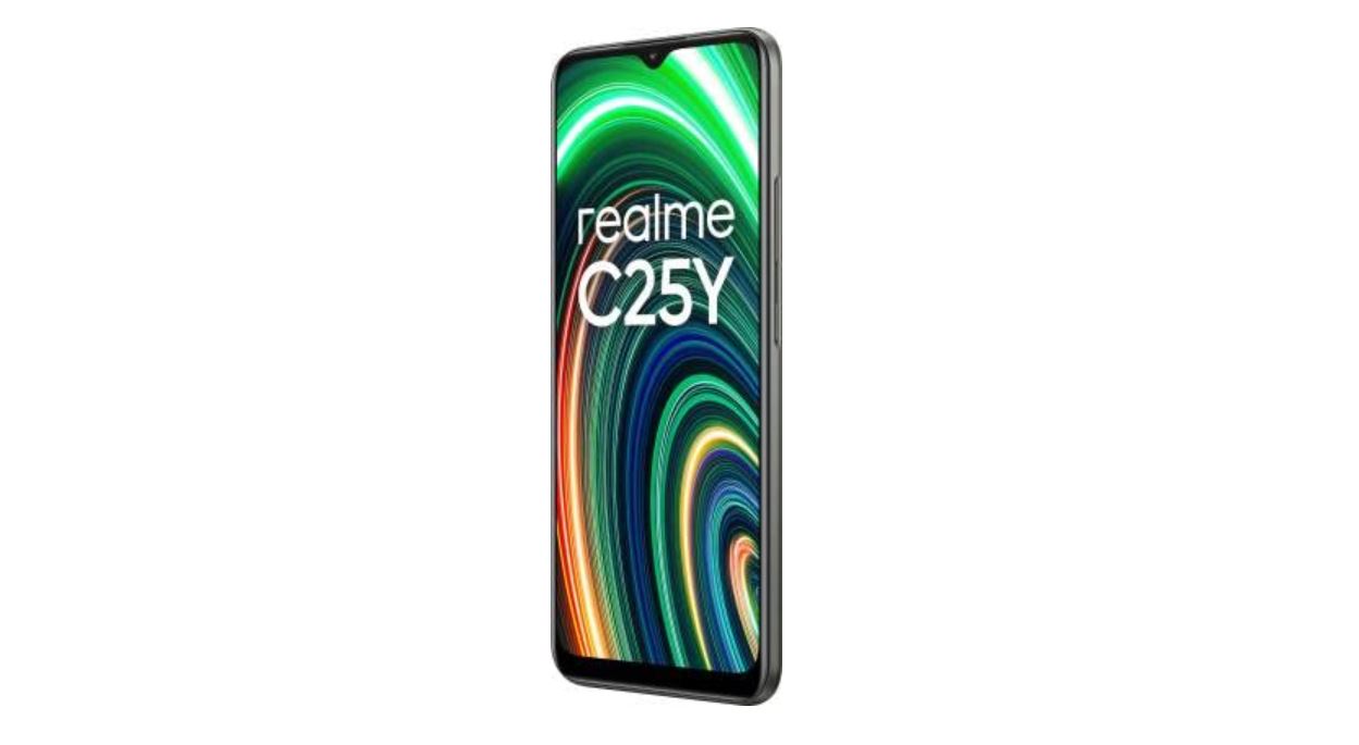 Realme C25Y 4GB Ram, 64GB Storage , Glacier Blue