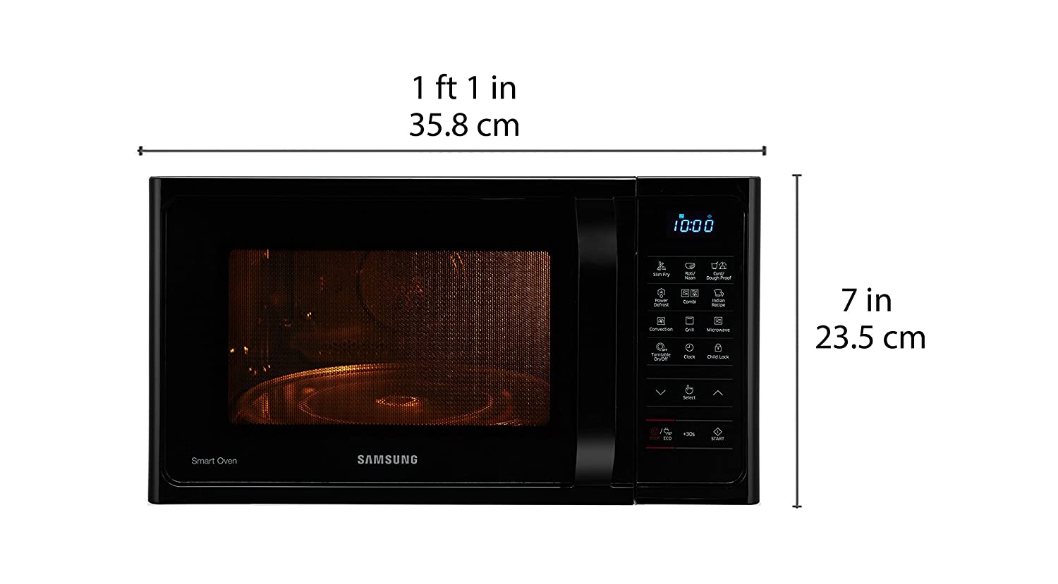 Samsung MC28H5033CK 28 L Convection Microwave Oven (Black)