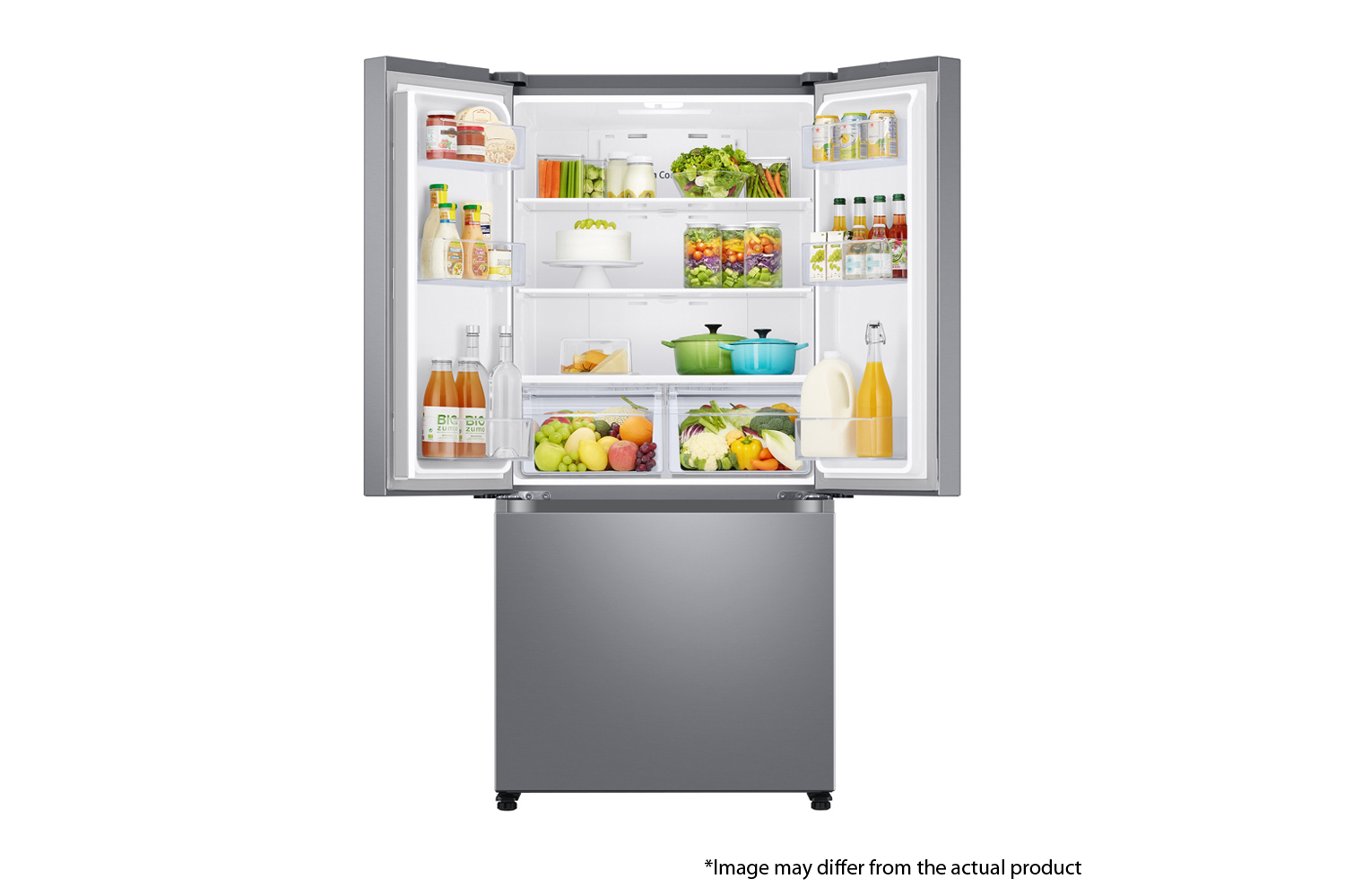 Samsung RF57A5032SL/TL 580 litres French Door Refrigerator, Real Stainless 