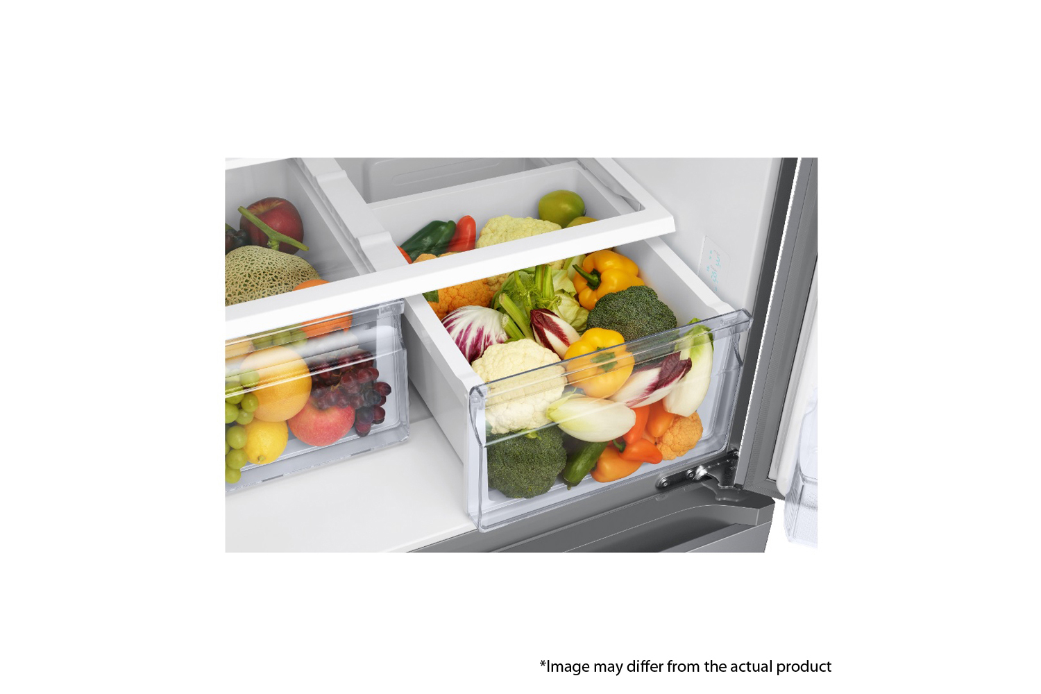 Samsung RF57A5032SL/TL 580 litres French Door Refrigerator, Real Stainless 