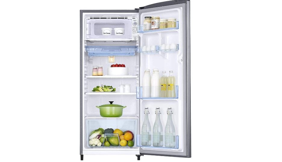 Samsung 192 L 1 Star Direct-Cool Single Door Refrigerator, Grey Silver, RR19A20CAGS/NL