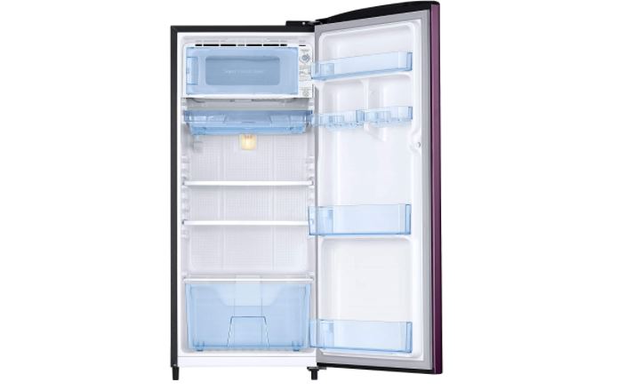 Samsung 192L 3Star inverter DC Single Door Refrigerator, RR20A272YCR/NL, Camellia Purple