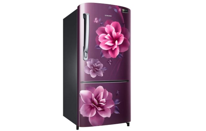 Samsung 192L 3Star inverter DC Single Door Refrigerator, RR20A272YCR/NL, Camellia Purple