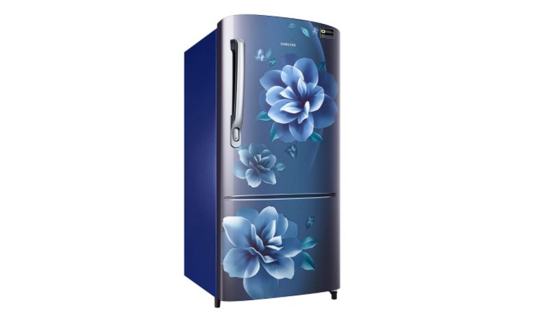 Samsung 192 L 3 Star inverter Direct Cool Single Door Refrigerator (RR20A272YCU/NL, Camellia Blue)