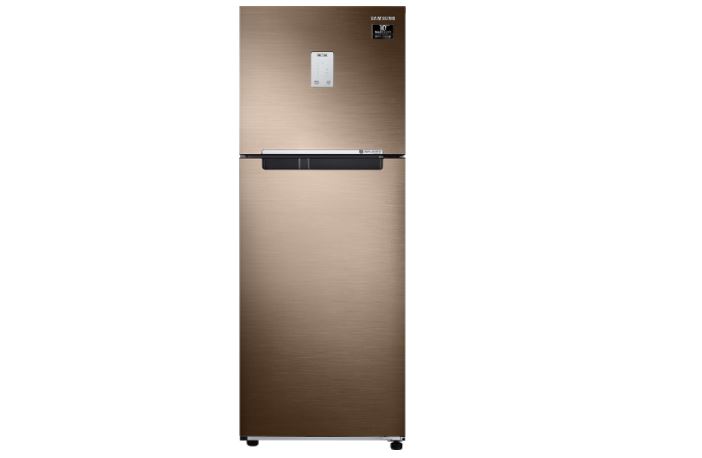 Samsung 244 L 2 Star Inverter Frost-Free Double Door Refrigerator (RT28A3522DU/NL, Luxe Bronze)