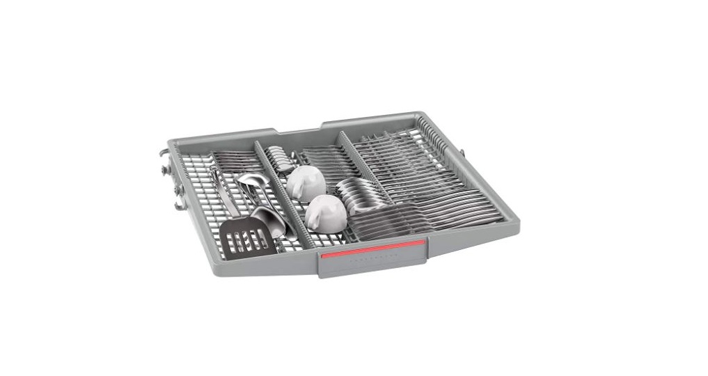 BOSCH SMS66GI01I 14 PLACE SETTINGS UNDER COUNTER DISHWASHER WITH ADJUSTABLE UPPER RACK AND GLASS CAS