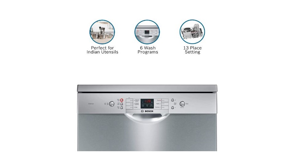 BOSCH DISHWASHER (SMS66GIO1I) 13 PLATES