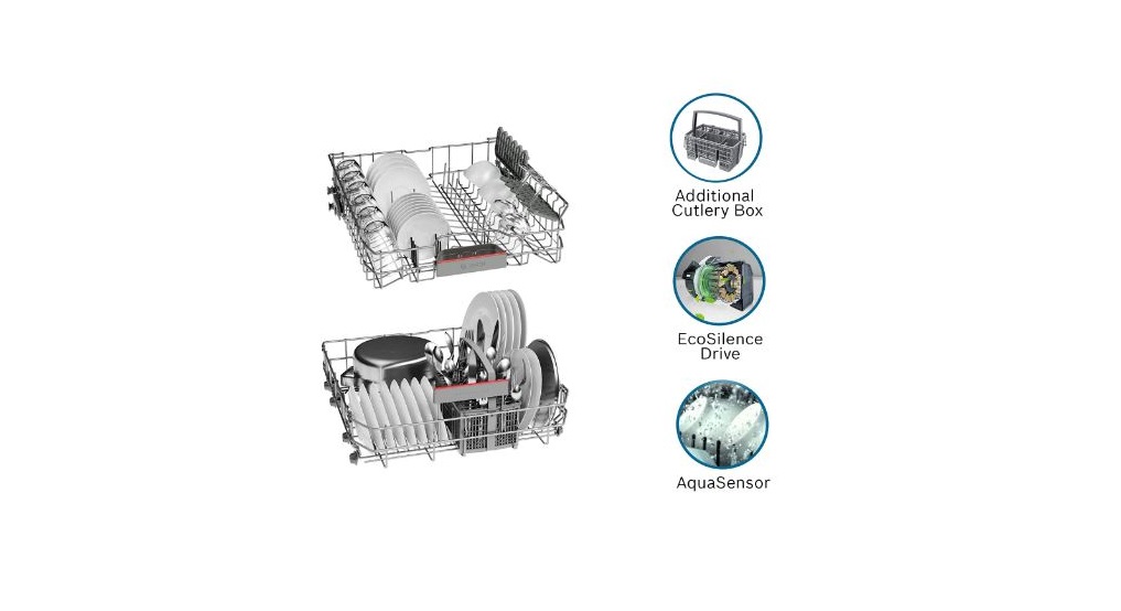 BOSCH DISHWASHER (SMS66GIO1I) 13 PLATES